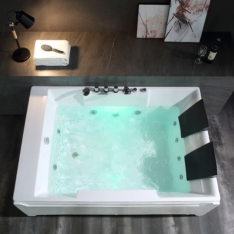 Wall Alcove, Air Tub, Home Spa Treatments, Whirlpool Tub, Chrome Faucet, Jacuzzi Tub, Jetted Tub, Acrylic Bathtub, Whirlpool Bathtub