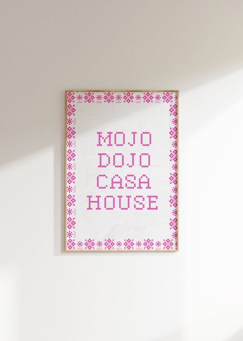 Barbie Movie Poster, Pink Poster Print, Mojo Dojo Casa House, Girly Prints, Girly Wall Art, Barbie Movie, Pink Posters, Barbie Movies, Movie Poster