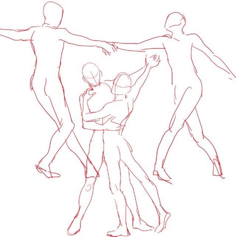 Dancing Drawing, Dancing Poses, Couple Poses Drawing, Dancing Art, Dancing Drawings, Couple Drawing, Poses References, Figure Drawing Reference, Couple Poses