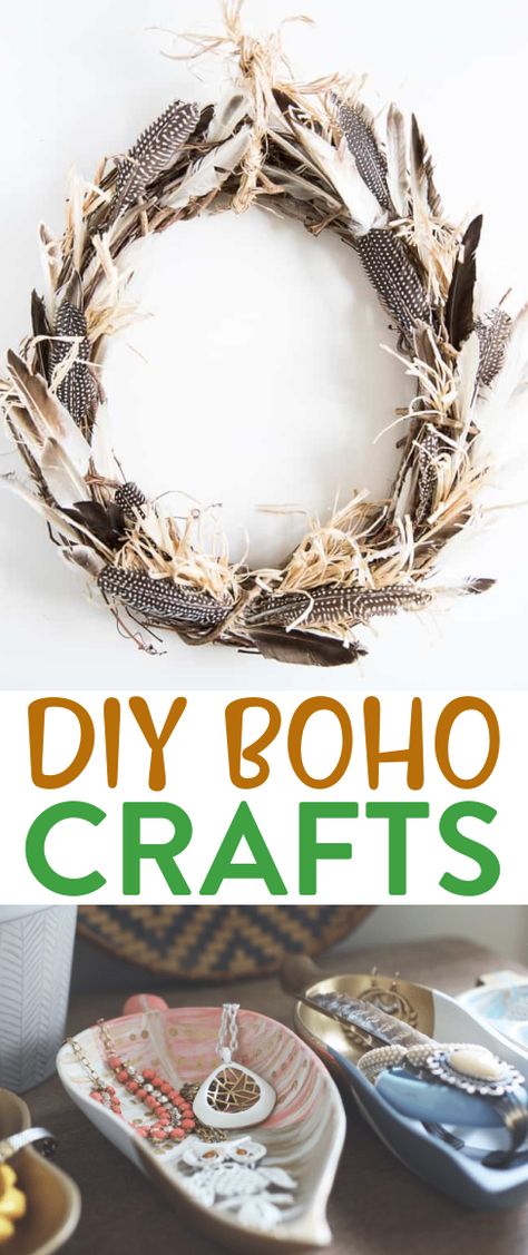 If you like a boho vibe, you’re going to love these crafts. We’ve got some home decor items, wearable items, and more. If you want to make some DIY Boho Crafts, we’ve got you covered. Easy Boho Crafts, Diy Boho Frame, Spiritual Diy Crafts, Boho Crafts Diy Decor Dollar Tree, Diy Boho Decor Ideas Crafts, Easy Diy Boho Home Decor, Diy Boho Home Decor, Boho Chic Decor Diy, Diy Bohemian Decor