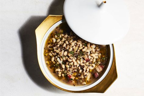 New Year's Day Black-Eyed Peas Recipe Recipe | Epicurious Legume Recipes, New Years Day Meal, Black Eyed Peas Recipe, Lucky Food, Parties Food, Peas Recipe, Quick Dinners, Pea Recipes, New Year's Day