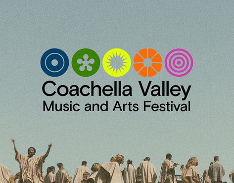 Music Festival Branding, Festival Branding, Music Festival Logos, Music Logo Design, Music And Arts, Festival Logo, Coachella Valley Music And Arts Festival, University Logo, Coachella Valley