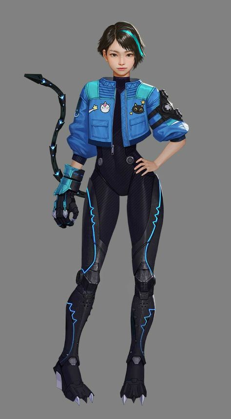 Futuristic Hero Character Design, Future Clothing Concept, Cyberpunk Fashion Futuristic Concept Art, Cyberpunk Clothes Concept Art, Spacepunk Outfit, Futuristic Concept Art Character Design, Future Clothes Concept, Cyberpunk Clothes Design, Hero Concept Art