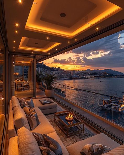 Apartments In Monaco, Monaco Apartment Aesthetic, Luxury Lifestyle Vision Board, Modern Cribs, Monaco Apartment, Monaco House, Luxury Vibes, Board Wallpaper, Modern Crib