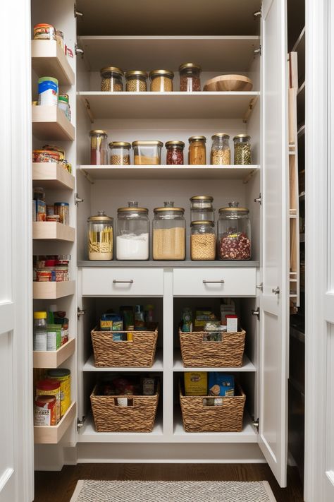 Small pantry organization