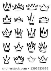 Imágenes similares, fotos y vectores de stock sobre Crown logo graffiti icon. Black elements isolated on white background. Vector illustration. ; 1073144624 | Shutterstock Types Of Crowns, Alphabet Graffiti, Alfabet Font, Tattoo Graffiti, Graffiti Sketch, Graffiti Lettering Alphabet, Graffiti Art Letters, Crown Drawing, Graffiti Text