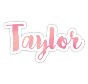 Decorate laptops, Hydro Flasks, cars and more with removable kiss-cut, vinyl decal stickers. Glossy, matte, and transparent options in various sizes. Super durable and water-resistant. If your name is Taylor, get your name custom on a sticker, mug, or throw pillow! Taylor Name, Inspirational Quotes Wallpapers, Unique Baby Names, Future Mom, Women Names, Name Design, Character Names, Future Life