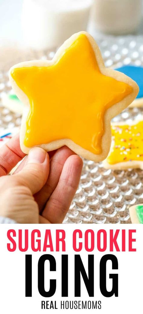 Corn Syrup Icing For Cookies, Sugar Cookie Icing That Hardens Without Corn Syrup, Frosting For Sugar Cookies That Hardens, Corn Syrup Frosting, Cookie Icing With Corn Syrup, Frosting For Cut Out Cookies, Cut Out Cookies Frosting, Best Cut Out Cookie Frosting, Cut Out Cookie Icing Recipe