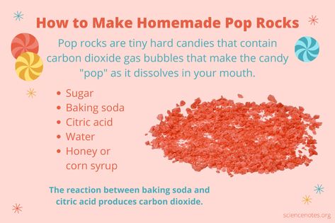 Pop Rocks Frosting, Flavored Rock Candy Recipe, Pop Rock Cake, Pop Rocks Recipe, Pop Rock Recipes, How To Make Rock Candy, Kool Aid Rock Candy, Crunchy Mum, Homemade Pop Rocks