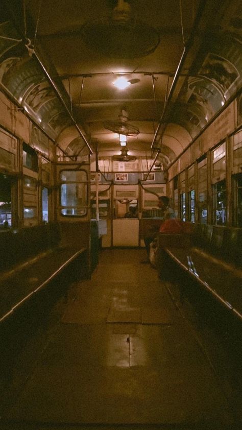 Inside the vintage kolkata tram still in full fledge action Kolkata Metro Photography, North Kolkata Aesthetic Photography, North Kolkata Aesthetic, Kolkata Aesthetic Wallpaper, Vintage Bengali Aesthetic, Bengali Aesthetic Wallpaper, College Street Kolkata Photography, Kolkata Wallpaper, Kolkata Aesthetic Photography