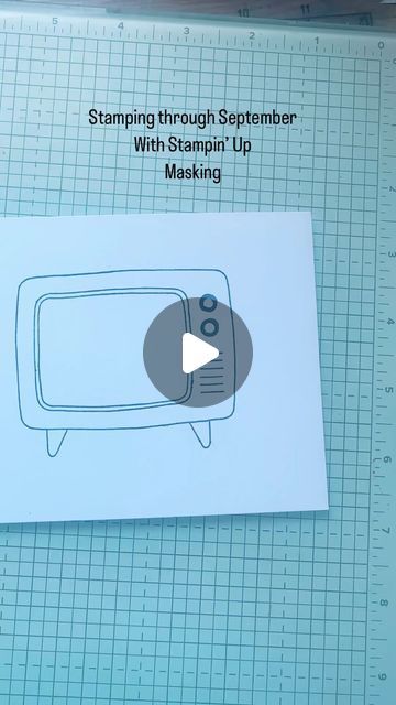 aMAZing Creations | Card Making, Scrapbooking, Papercrafts on Instagram: "Masking is a must know technique used to create depth and dimension on a single layer. It also helps you create unique designs like this scary movie on the TV! 👻
.
.
#stampinup #stamping #cardmaking #cardmakingideas #masking #maskingtechnique" Scary Movie, Scary Movies, Stampin Up, To Create, Card Making, Scrapbooking, Paper Crafts, Unique Designs, Stamp