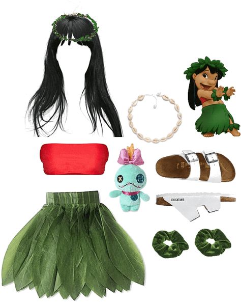 Cute Lilo And Stitch Costumes, Lelo And Stitch Costumes, Lilo And Stitch Costume Kids, Lilo Outfit, Lilo Cosplay, Duo Cosplay, Lilo Costume, Lilo And Stitch Costume, Stitch Halloween Costume