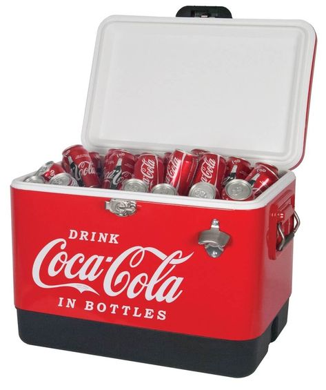 Coca Cola Cooler, Coca Cola Merchandise, Coca Cola Store, Coca Cola Decor, Ice Chest Cooler, Coca Cola Drink, Always Coca Cola, Picnic Cooler, Coke Cola