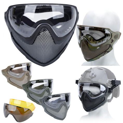 Tactical Masks, Gear Reference, Honda Navi, Jurassic World Hybrid, Tactical Mask, Ninja Gear, Fast Helmet, Paintball Mask, Protection Gear