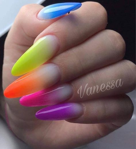 Summer French Nails, Trending Summer Nails, Bright Summer Nails Designs, Purple Manicure, Mickey Nails, Unghie Sfumate, Spring Nail Trends, Summer Manicure, May Nails