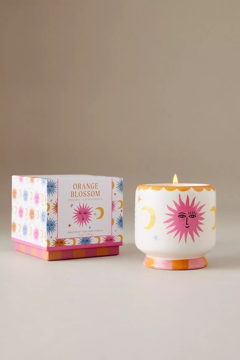 Candles Packaging, Colorful Candle, Outdoor Dinner Parties, Anthropologie Uk, Candle Branding, Candle Packaging, Christmas Inspo, Candle Business, Large Candles