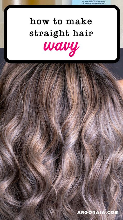 how to make waves in hair Wash And Go Straight Hair, How To Make Strait Hair Curly, How To Get Straight Hair Curly, Straight To Curly Hair How To, How To Scrunch Wavy Hair, How To Define Wavy Hair, Curl Fine Straight Hair, How To Scrunch Straight Hair, How To Make Straight Hair Wavy