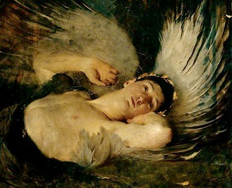 https://flic.kr/p/26jkwET | L'éveil, 1891  Salomon Joseph Solomon ( Anglais, 1860 - 1927) Solomon Joseph Solomon, Leeds Art Gallery, Pre Raphaelite Art, Beauty In Art, The Awakening, English Art, Art Uk, Victorian Art, Old Paintings