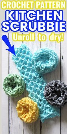 Scrubby Yarn Crochet Patterns, Scrubby Yarn Crochet, Scrubby Pattern, Scrubbies Crochet, Scrubbies Crochet Pattern, Scrubby Yarn, Crochet Scrubbies, Crochet Scarf Pattern, Dishcloth Crochet Pattern