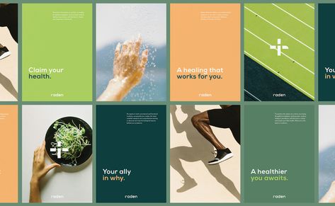 Wellness Branding, Graphic Design Magazine, Green Branding, Corporate Wellness, Design Cv, Visual Identity Design, Branding Graphic Design, Media Sosial, Corporate Identity