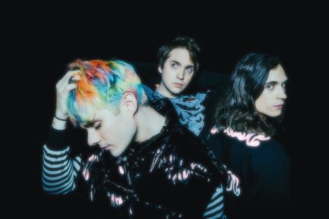 Waterparks Greatest Hits, Geoff Wigington, Waterparks Band, Band Photoshoot, Water People, Awsten Knight, Fruit Roll, Fruit Roll Ups, Nice Boy