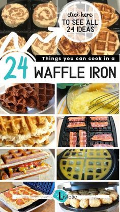 Mini Waffle Recipe, Ideas For Cooking, Waffle Iron Recipes, Waffle Maker Recipes, Waffle Irons, Foods With Iron, Iron Recipes, Breakfast Waffles, Waffles Maker