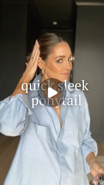 Smooth Ponytail How To Get A, Short Hair Sleek Ponytail, Sleek Low Ponytail Short Hair, Low Pony Short Hair, Short Sleek Ponytail, Sleek Ponytail Short Hair, Slick Back Low Ponytail, Ponytail For Short Hair, Short Hair Ponytail Hairstyles