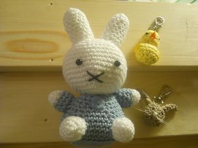 Baby Haken, Crochet Baby Beanie, Amigurumi Bunny, Crochet Keychain Pattern, Crochet Baby Boy, Crochet Amigurumi Free Patterns, Crochet Amigurumi Free, Haken Baby, Crochet Animal Patterns