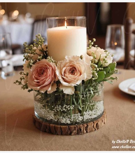 Centrepieces For Weddings Diy, Diy Wedding Centrepiece, Cheap Centerpieces Wedding, Simple Centerpiece Wedding, Easy Wedding Centerpieces, Simple Wedding Table Centerpieces, Simple Wedding Centerpieces Diy, Vintage Wedding Centerpieces Diy, Small Wedding Centerpieces