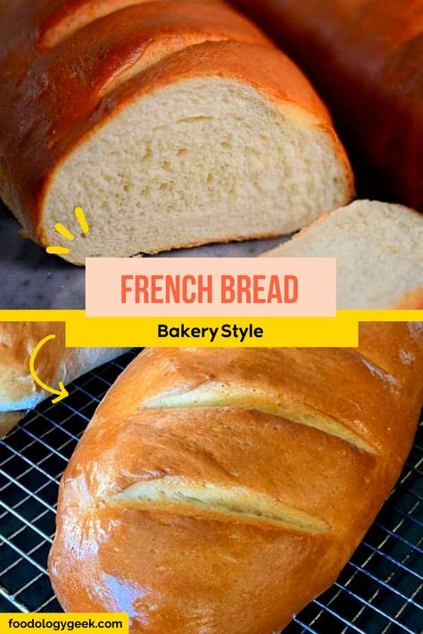 Chewy French Bread Recipe, Soft Loaf Bread Recipe, Dianes No Fail French Bread, Light And Fluffy Bread Recipes, Light Fluffy Bread Recipe, Fluffy French Bread Recipe, French Bread In Bread Machine, Vegan French Bread Recipe, French Bread Recipe Ideas