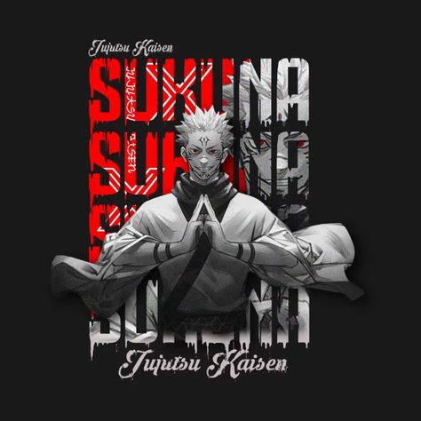 Ryomen Sukuna - Sukuna - T-Shirt | TeePublic Anime Shirts Design, Anime Tshirt Design Ideas, Anime Shirt Design, Anime Tshirt Design, Hypebeast Anime, Deadpool Drawing, Tshirt Artwork, Streetwear Tshirt Design, Goku Y Vegeta