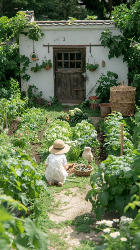 Backyard farming Self Sufficient Aesthetic, Self Sufficient Farm, Backyard Farm Ideas, Mini Farm Ideas, Small Homestead Layout, Home Steading, Homesteading Aesthetic, Farming Aesthetic, Sustainable Backyard