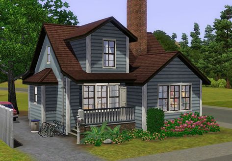 plasticbox@MTS - Ferguson (25x15) Sims 3 Houses Plans, Sims 3 Houses Ideas, Sims 2 House, Sims Inspiration, Sims Houses, Sims Builds, Sims 4 House Plans, Sims 4 House Building, Free Sims