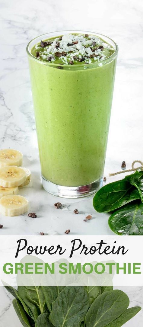 Smoothie Low Carb, Smoothie Fruit, Perfect Healthy Breakfast, Power Smoothie, Fruit And Veggies, Protein Smoothie Recipes, Post Workout Snacks, Protein Power, Healthy Fruit