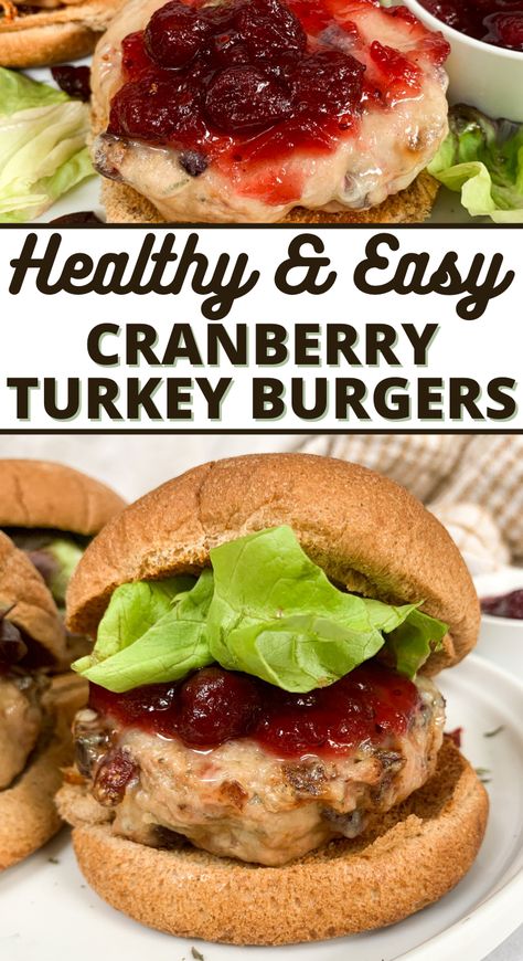 These cranberry turkey burgers are the perfect burger recipe for fall or winter! Add this grilled fall burger to your menu ASAP! #healthyrecipes #turkeyburger Turkey Burger Recipes Healthy, Perfect Burger Recipe, Grilled Teriyaki Salmon, Best Turkey Burgers, Cooking With Charcoal, Salmon Teriyaki Recipe, Cranberry Turkey, Perfect Burger, Recipe For Fall