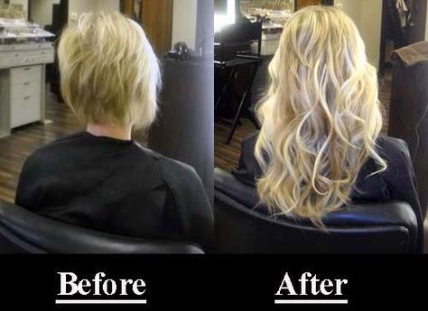 Hair Extensions Before And After, Blonde Balayage Highlights, Hair Extensions For Short Hair, Blond Balayage, Really Short Hair, Long Hair Extensions, Hair Extentions, Extensions Hair, After Photos