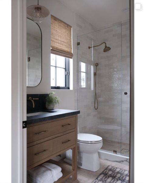 Happy Monday Morning, Small Bathroom Renovation, Hall Bathroom, Downstairs Bathroom, Boys Bathroom, Bathroom Inspiration Decor, Upstairs Bathrooms, Morning Friends, Bathroom Renos