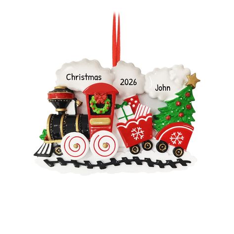 PRICES MAY VARY. Christmas traditions make Christmas memorable. We carry high-quality and adorable Personalized Locomotive Train Ornament 2023. Think about what you loved about Christmas as a child and start a few traditions this year with your loved ones! Personalized Thomas the Train Ornament 2023 is a thoughtful gift idea. If you want to impress that special someone, personalize their gift! The saying ‘it’s the thought that counts’ certainly applies when it comes to gift-giving. Ornaments by Polar Express Train Ride, Christmas Tree Train, Train Christmas, Polar Express Train, Locomotive Train, Train Ornament, Holly Wreath, Choo Choo Train, Custom Christmas Ornaments