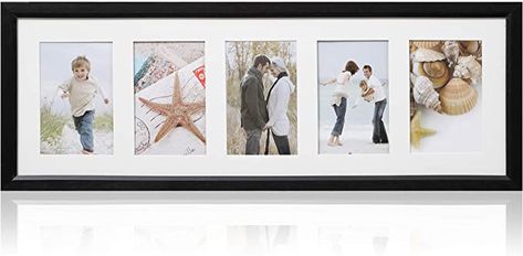 ARPAN MDF Multi Aperture Photo Picture Frame 3, 5 or 6 Aperture (5 Aperture Black): Amazon.co.uk: Kitchen & Home Gallery Wall Frame Set, Collage Picture Frame, Collage Des Photos, Black Photo Frames, Collage Frame, Photo Wall Gallery, Hanging Picture Frames, Collage Picture Frames, Picture Frame Shop