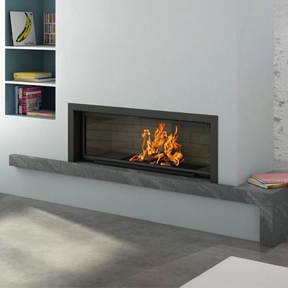 Contemporary Inbuilt, Double Sided, Designer Wood & Modern Wood Heater Inbuilt Fireplace, Wood Fireplaces, Wood Heater, Wood Fireplace, Modern Fireplace, Modern Wood, The Fire, Double Sided, Fireplace