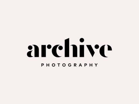 Archive Minimal Typeface, Dr Logo, Typographie Logo, Font Love, Logos Photography, Restaurant Identity, Design Alphabet, Logotype Typography, Typographic Logo Design