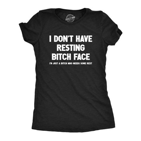 This Bitch Needs A Nap Funny Rude Jokes, Text Tee, Mom Jokes, Crazy Dog, Women Humor, T Shirt Funny, Dog Tshirt, Heather Black, Graphic Tees Women