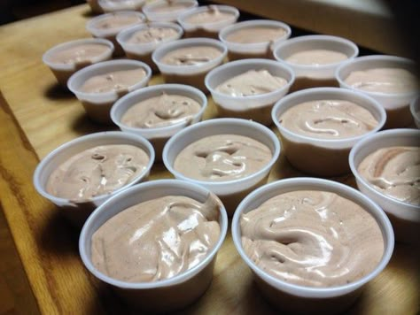 Peppermint Patty Pudding Shot: 4 Steps Dirty Girl Scout, Drink Competition, Chocolate Pudding Shots, Pudding Shot Recipes, Jello Pudding Shots, Food Competition, Oreo Pudding, Dessert Shots, Mango Pudding