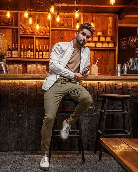 A Bar, A Man, Bar, Pants, Trousers