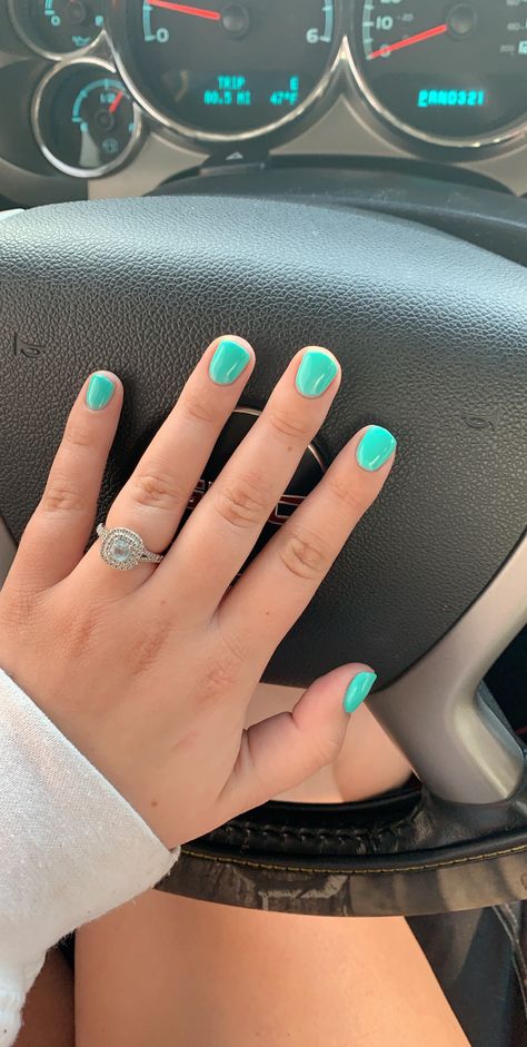 Spring Nail And Toe Combo, Summer Nail Colors Short Nails, Cute Summer Nail Colors Gel, Short Nail Summer Colors, Shellac Short Nails Summer, Tropical Nails Dip Powder, Spring Nails Solid Color Dip, Nails Sns Short, Short Summer Dip Nails 2023