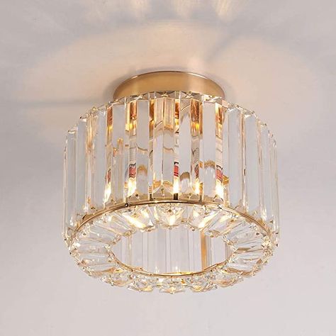 Hallway Ceiling Light Fixtures, Hallway Light, Hallway Light Fixtures, Modern Crystal Chandelier, Crystal Ceiling Light, Crystal Lighting, Hallway Lighting, White Ceiling, Ceiling Light Fixture