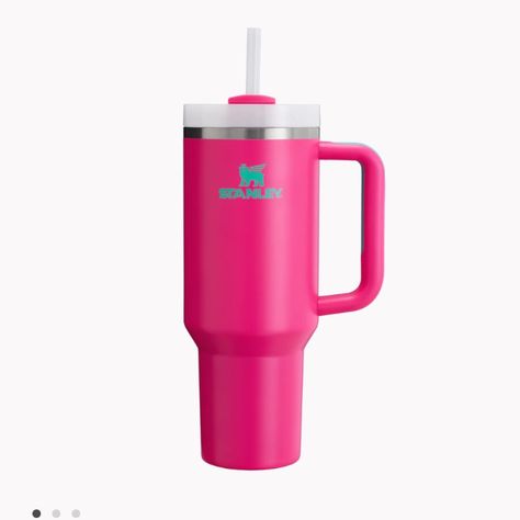 Brand New, Never Used Passion Pink Stanley The Flowstate Quencher H2.0 Tumbler 30oz Exclusive Color Safe And Fast Shipping Other Stanley’s In My Closet! Hot Pink Stanley, Pink Stanley, Stanley Pink, Preppy Stuff, Teal And Pink, Stanley Cup, Pretty Selfies, Dream Bedroom, Christmas List