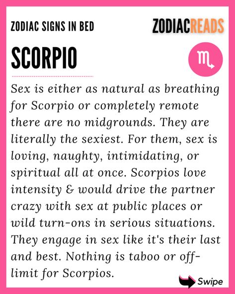 Scorpio In Bed, Signs In Bed, Zodiac Signs In Bed, Scorpio Eyes, Scorpio Personality, Astrology Scorpio, Leo Sun, Scorpio Zodiac Facts, Play Hard To Get