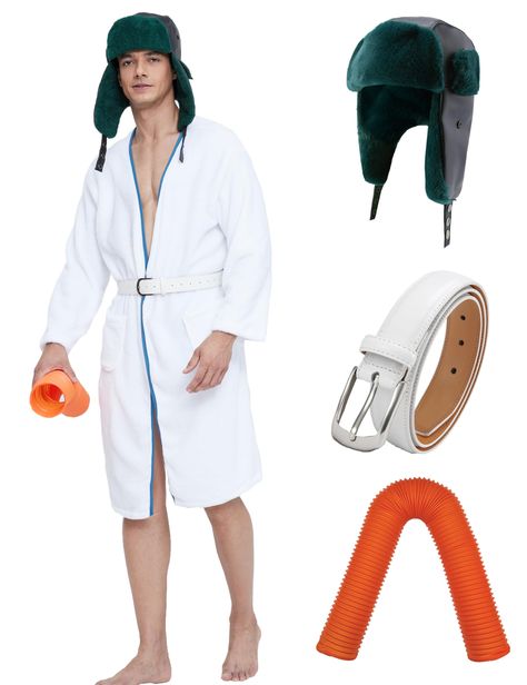 PRICES MAY VARY. Let's transform into everyone's favorite classic annoying 1980s christmas movie character--with your DIY cosplay idea,event or celebration. Warm the time where a gag is needed to lighten the moods in holidays party. which include robe,belt,orange hose. Let's transform into everyone's favorite classic annoying 1980s christmas movie character---with your DIY cosplay idea,event or celebration. Warm the time where a gag is needed to lighten the moods in holidays party. Hose can fold Muffin Man Costume, Funny Men Halloween Costumes, Cozy Halloween Costumes, Christmas Party Costume Ideas, Christmas Movie Costumes, Cousin Eddie Costume, Christmas Character Costumes, Christmas Vacation Costumes, Warm Halloween Costumes