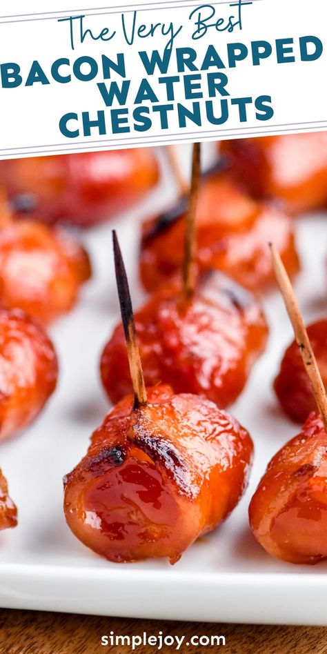 Bacon Wrapped Olives, Water Chestnuts And Bacon Appetizers, Air Fryer Bacon Wrapped Water Chestnuts Recipe, Rumaki Recipe Bacon Wrapped Appetizers, Bacon Chestnuts Appetizers, Easy Bacon Wrapped Water Chestnuts Recipe, Bacon Covered Water Chestnuts Recipe, Bacon Wrapped Water Chestnuts Recipe Crockpot, Bacon Wrapped Water Chestnuts Air Fryer